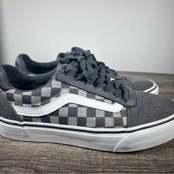 Men’s 8.5 Old Skool Gray Checkerboard Shoes Ortholite - Picture 2 of 10